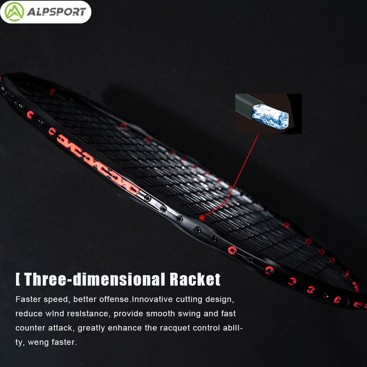 Alpsport MH-V5 5U 75g Dalgalı  - Badminton Background incelemesi ve fiyatı